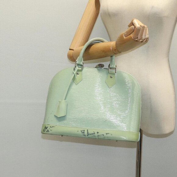 LOUIS VUITTON Epi Electric Alma PM Hand Bag Amand - Picture 1 of 16